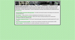 Desktop Screenshot of experimentalistsanonymous.com